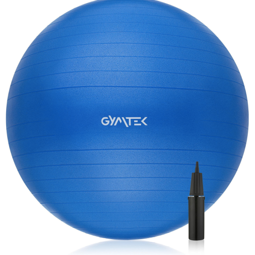 Фітбол  Gymtek 65 cm синій + насос - фото №3